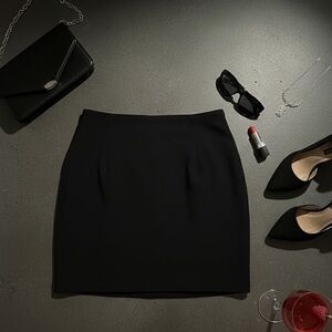 Forever 21 Elegant Black Pencil Skirt